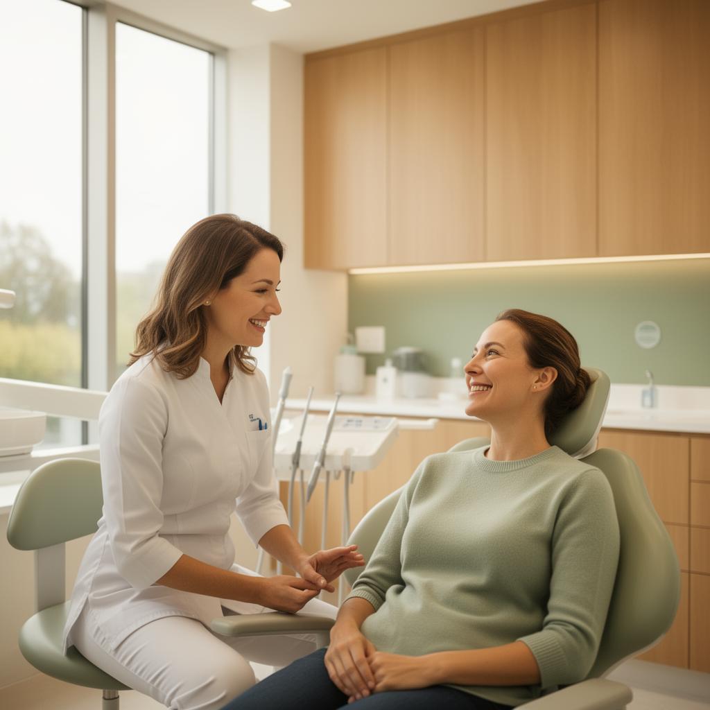 Dentist in Peterborough caring for a patient at Park Street Dentistry